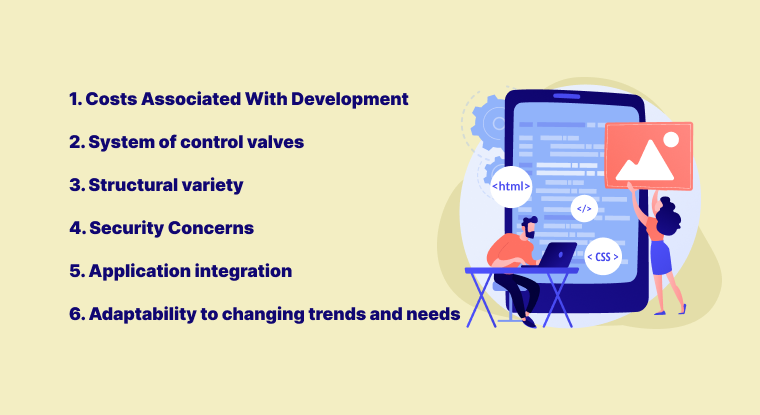 Various features of low code development software