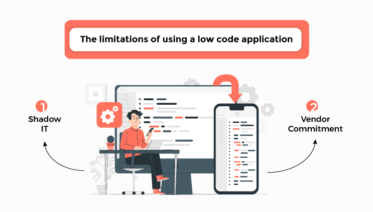 The limitations of using a low code application