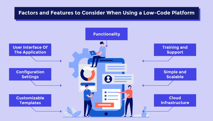 Factors and Features to Consider when Using a Low-Code Platform