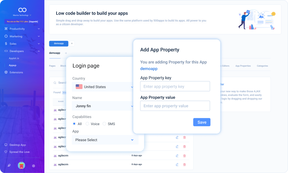 custom application leave note